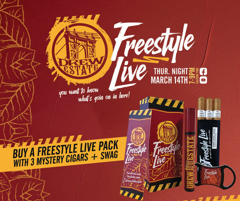 Drew Estate Freestyle Live Kit - March 2024