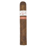 Cigar with a label on a white background