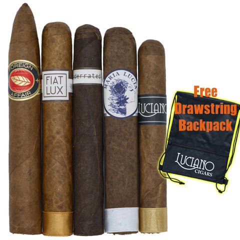 Luciano Cigars Brand Sampler + FREE Bag